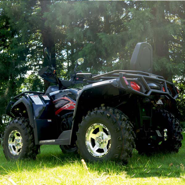 Single Cylinder Four Wheel ATV 400cc 4 Wheeler Quads With 4*4 F/R Independent Suspension