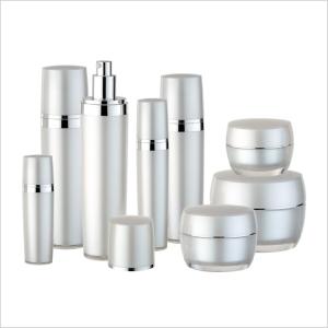 Empty 10g 15g 50g 30ml 50ml Cosmetic Jars Double Layer Drum Shaped