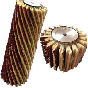 Customizable Size Sandpaper Sisal Roller Brush For Polishing Jeans