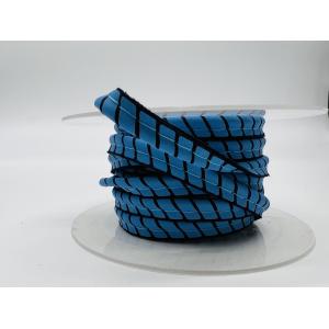 Sew On Reflective Piping With Cotton Strip Silver Black Blue Color