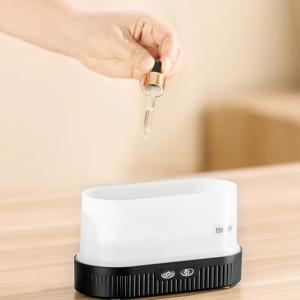 HOMEFISH Flame Effect Ultrasonic Aroma Humidifier Aromatherapy 230ML