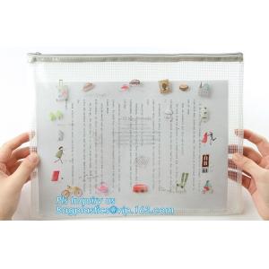 Document Bag with Zipper Storage Holder for Papers Stationery Student Gift,