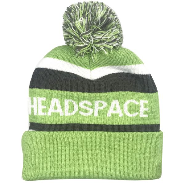 Embroidery Patch Custom Made Winter Knitted Beanie Grey Colour For Adults