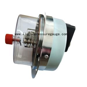 Back Mount 5800psi Magnetic Pressure Gauge With Brass Internal