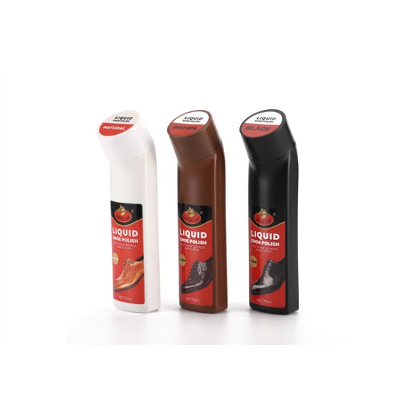 Liquid Boot Polish Shine 2.5 FL OZ 75ml For Leather All Colors Liquid Shoe Cleaner