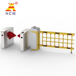 Quality AC230V QR Code Turnstile RS232 RS485 IP45 Face Recognition Turnstile for sale