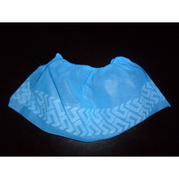Non Skid Disposable Shoe Covers / Medical Booties Shoe Covers Breathable 35gsm