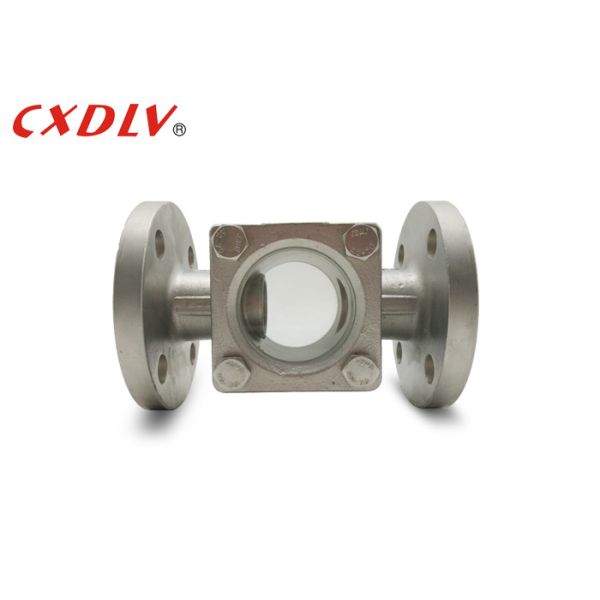 Buy ANSI 300LB Industrial 6 " SS304 Flanged Sight Glass Casting Model at wholesale prices