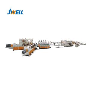 Quality Jwell pvc integrated metope extrusion line easy assemble for sale