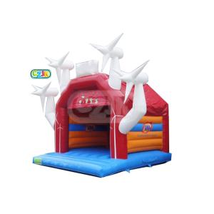 Windmill Inflatable Jumping Castle Commercial Inflatable Bounce House Custom