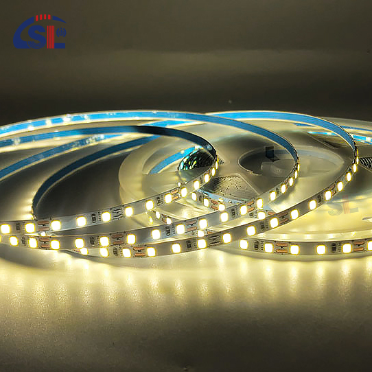 DC12V 24V SMD2835 120D 5mm 6500K Ra70 LED Light Strips for Bathroom Vanities Mirrors