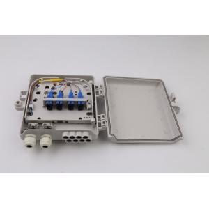 8 Core Wall Mount Fiber Distribution Box With PLC Splitter Waterproof Outdoor