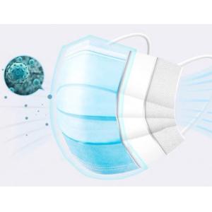 Disposable Dust Particle Mask Earloop With Meltblown Layer Eco Friendly