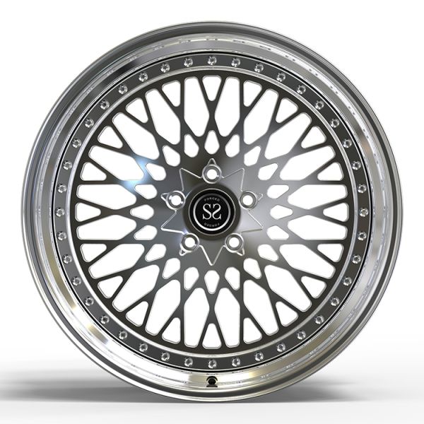 Polished 2 Piece Forged Wheels Aluminum Alloy Rims For Mercedes Benz C63 18 19 20"