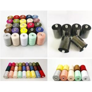 Raw white 50S/3 Poly Poly Core Spun Sewing Thread For Leather Products