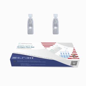 Plastic 15-20 Minutes Antigen Swab Test Kit 1 Test/Box