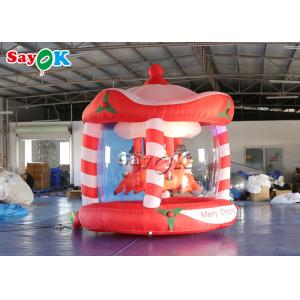 Customized 3m Outdoor Inflatable Christmas Carousel