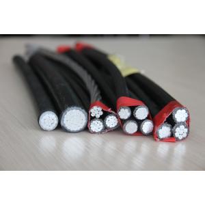 Quadruplex XLPE Insulated Aluminium Conductor Cable Service Drop / ACSR Support