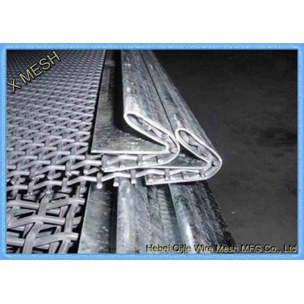 Buy Woven Vibrating Screen Mesh Have Hook Crimped Wire Mesh for Mining at wholesale prices