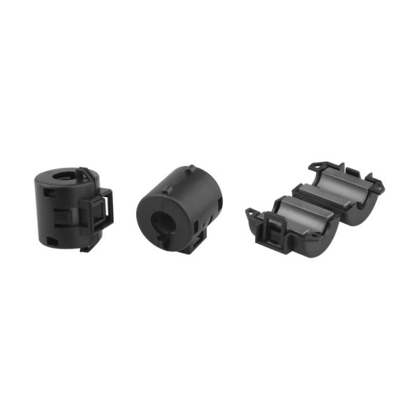 Quality Black F9 SCFS Material Clip On Ferrite Core Inductor For Electromagnetic Compatibility With Easy Installation for sale