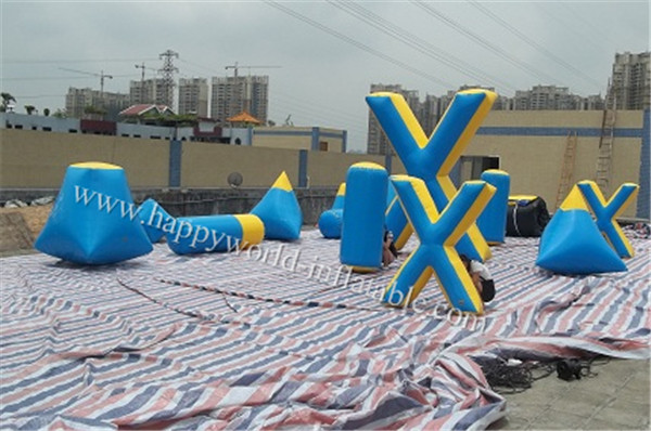 inflatable paintball bunkers , inflatable paintball field , paintball fields for