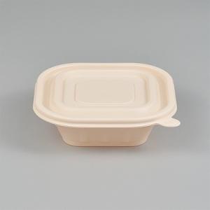 1000ml 1200ML Food Takeaway Boxes Biodegradable Corn Starch Packaging