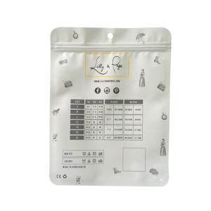 Custom food packaging sous vide aluminum foil vacuum plastic bag