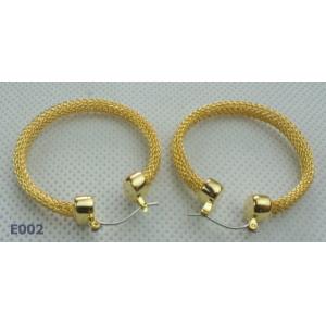 Newest bronze plated zirconia stud earring in 2012