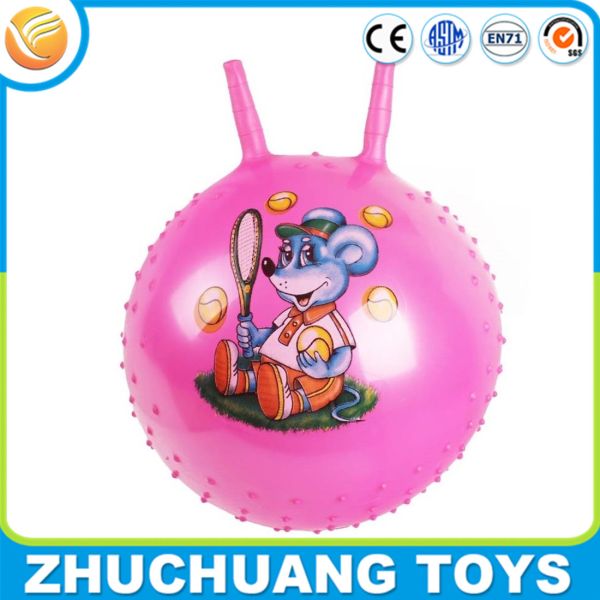 Buy kids play inflatable anti-burst jumping hopper massage ball at wholesale prices