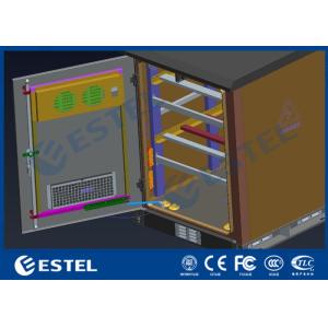One Compartment IP55 19 Inch Rack Outdoor Telecom Cabinet