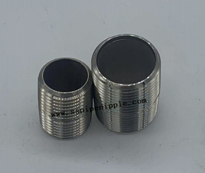 Buy Industrial Stainless Steel Pipe Nipple Rust Proof CEDULA 40 ROSCA at wholesale prices