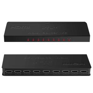 10W 4K 30 Hz 1 In 8 Out 8 Ports 768 MHZ HDCP 1.2 HDMI Splitter