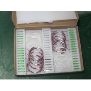 Steel Tube Fiber Optic Splitter PLC / FBT 1X4 With SC APC Connectors For ONU