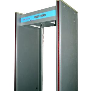 Two Led Door Sides Alarm Light Walk Through Security Scanners OEM