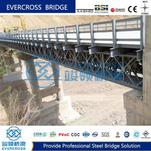 China Easy Installing Prefabricated Truss Bridge Multispans Trestle Bridge on sale