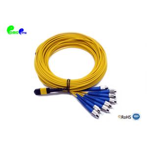 MTP Harness cable 8F SM MTP Male to FC UPC 9 / 125 Yellow 3.0mm OD LSZH Jacket