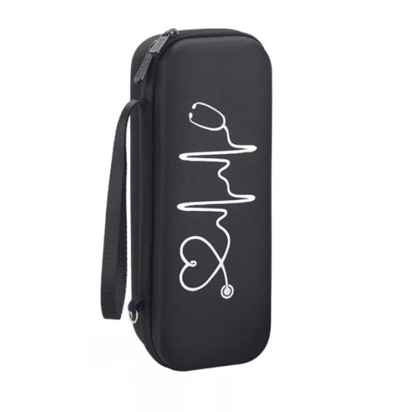 Buy Portable Hard Stethoscope Case EVA PU Material Black Pink at wholesale prices