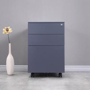Office Furniture Simple Metal Cabinet with Removable Drawer and Movable