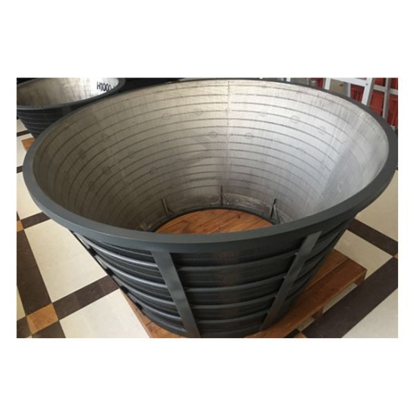 Buy High Quality Wedge Wire Screen Panels Basket For Centrifuge at wholesale prices