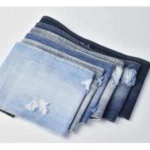 Plain Dyed Shrink Resistant 100 Cotton Denim Fabric 12oz