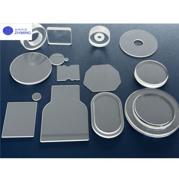 Sapphire Window Crystal Glass Lens Substrate Al2O3 Customized Irregular Shape