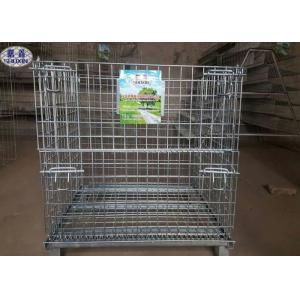 Industrial Welded Steel Wire Container Storage Cages