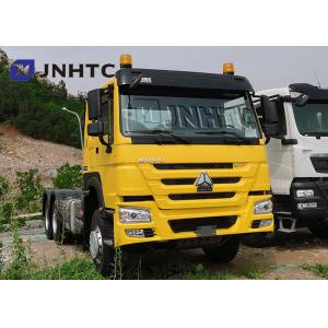 371HP Sinotruk HOWO 6X4 Tipper Truck Yellow 25 Tons