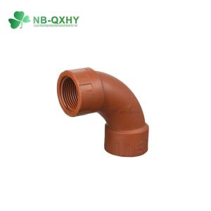 PPH Plumbing Fitting Female Thread Bend Tee for Hot and Cold Water Pipes