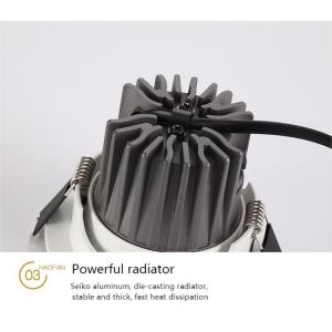 BRIDGELUX Dimmable 12W LED Spotlight Ceiling 30W Consumption 24deg Ra90