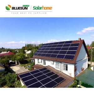 Bluesun Solar Shingles Solar Roof Tiles Photovoltaic 500w Shingled Solar Panel