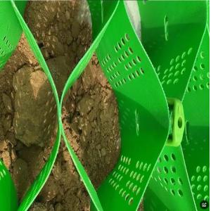 Black And Green HDPE Geocell Retaining Wall OIT ESCR 100mm Height 356mm Welded