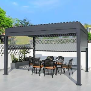 China Freestanding Aluminum Patio Pergola Rust-resistance  Easy Installation on sale