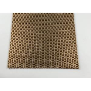 PVDF SS Metal Mesh Facade Architecture Rustproof Mesh Inserts For Cabinet Doors