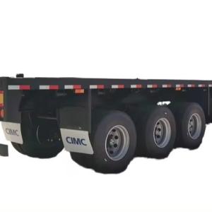 China CIMC Latest Design Flatbed Trailer  for Efficiently Transporting on sale